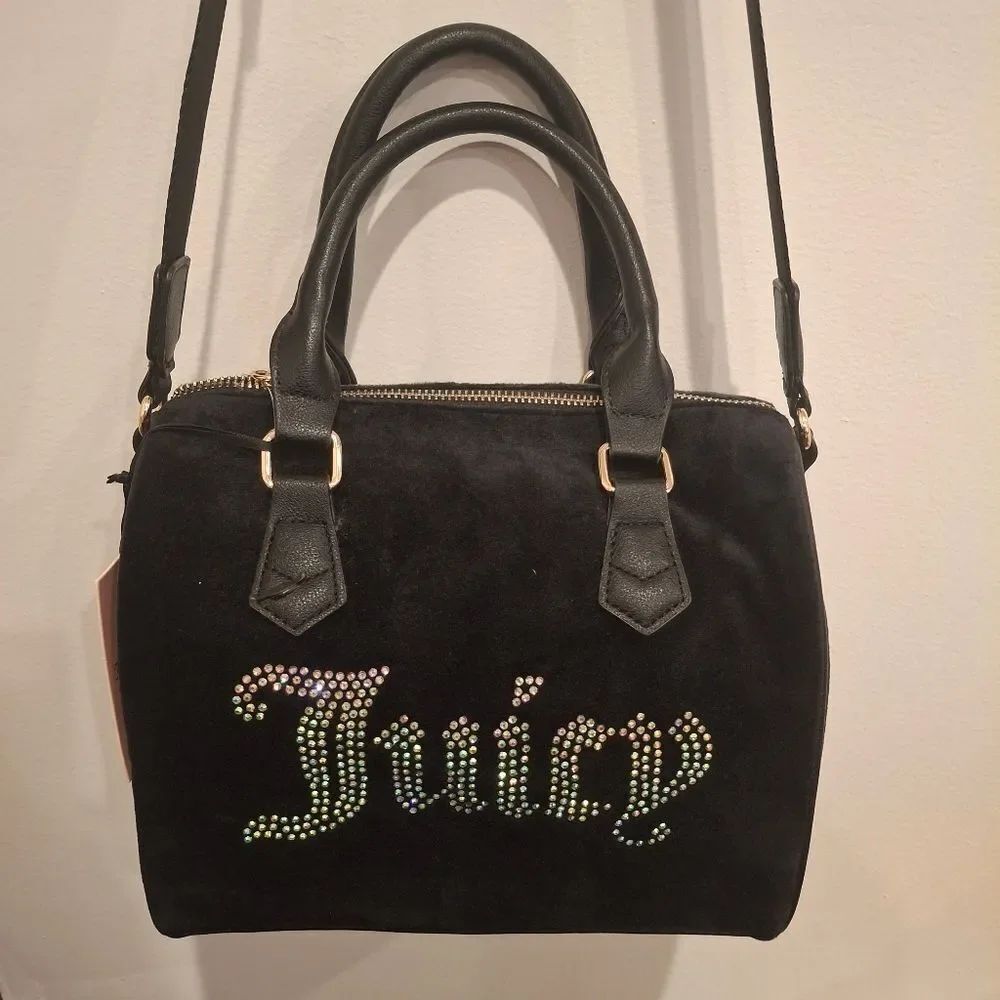 Juicy Couture Liquorice Obsession Satchell Crossbody Bag